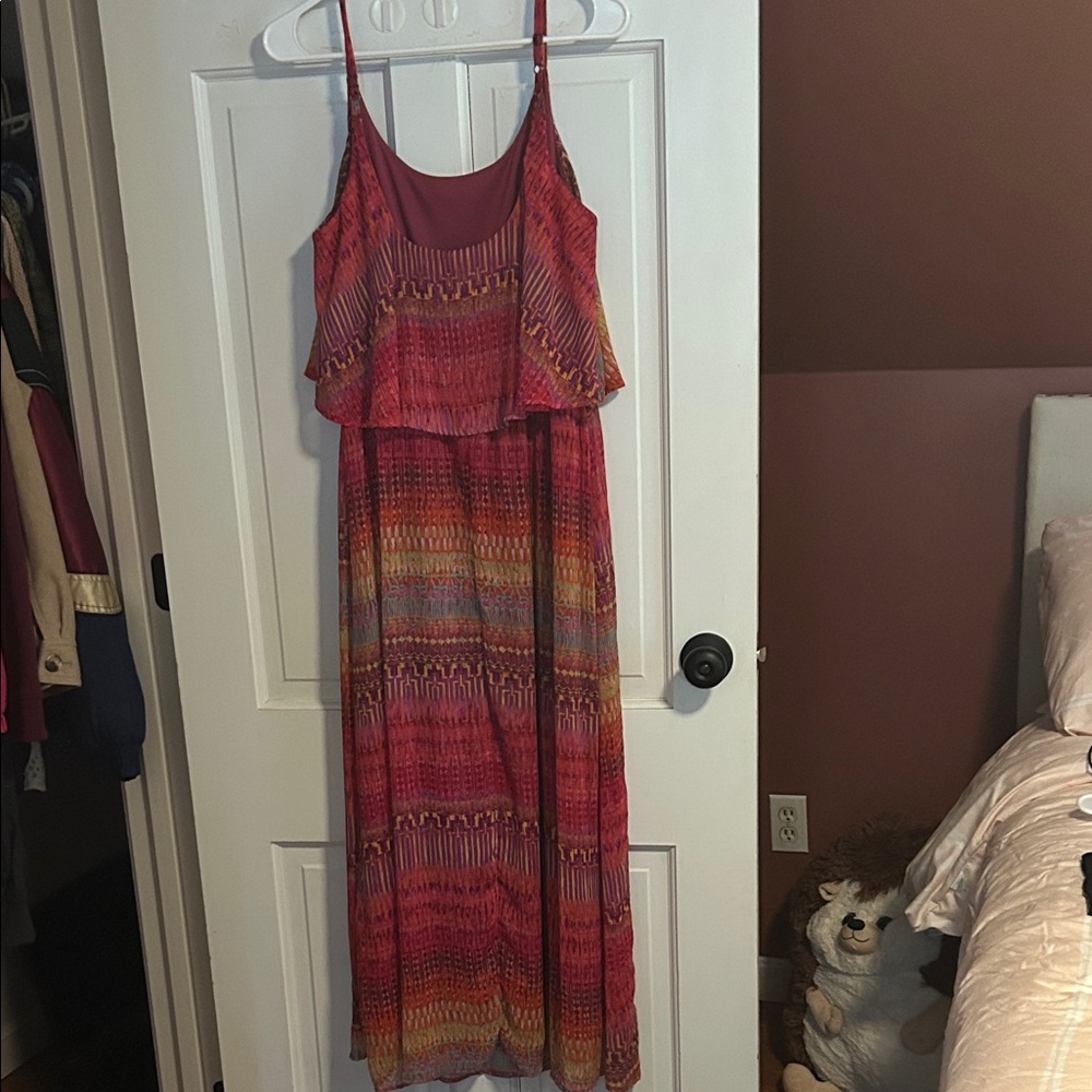 Colorful Striped Maxi Dress